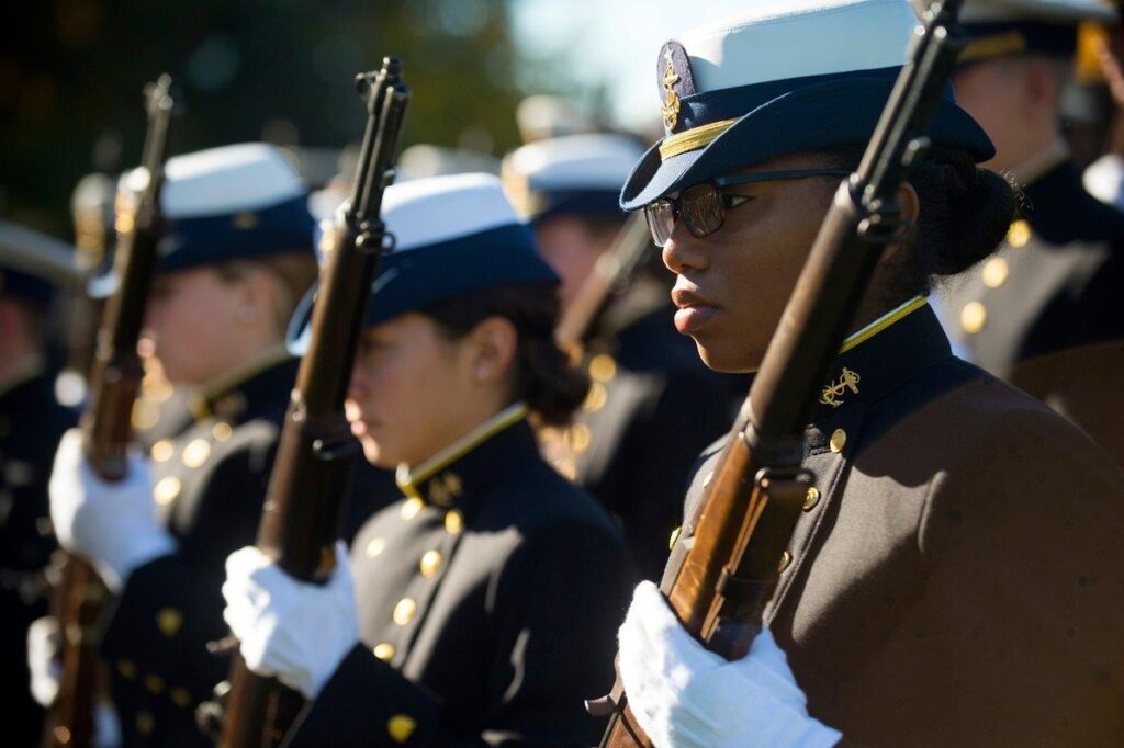 soliders showing combat readiness with military bearing