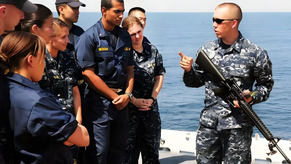 Navy military police training