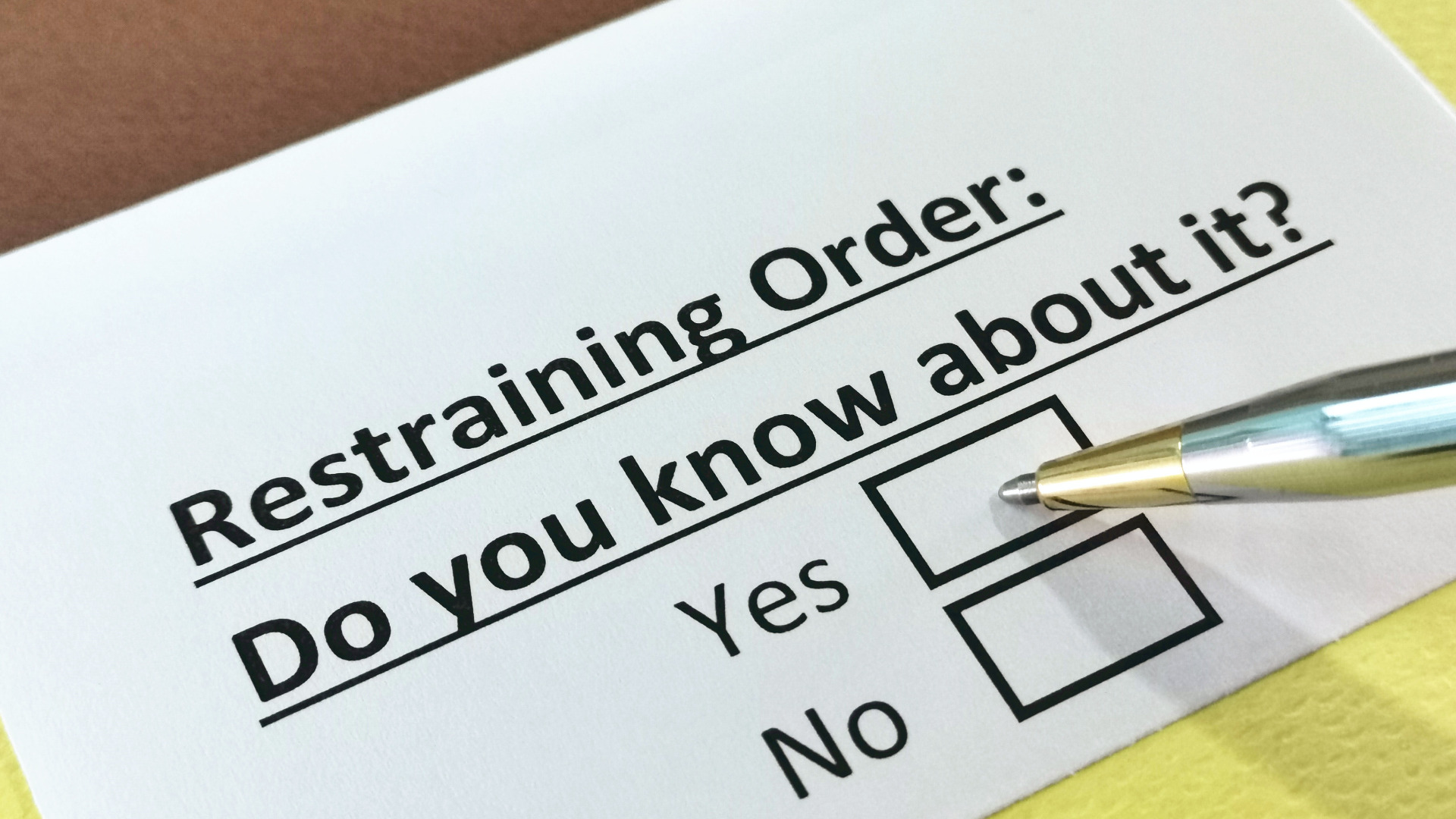 Your Future Will a Restraining Order Affect Military Careers?