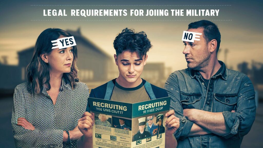 Parental consent for joining the military